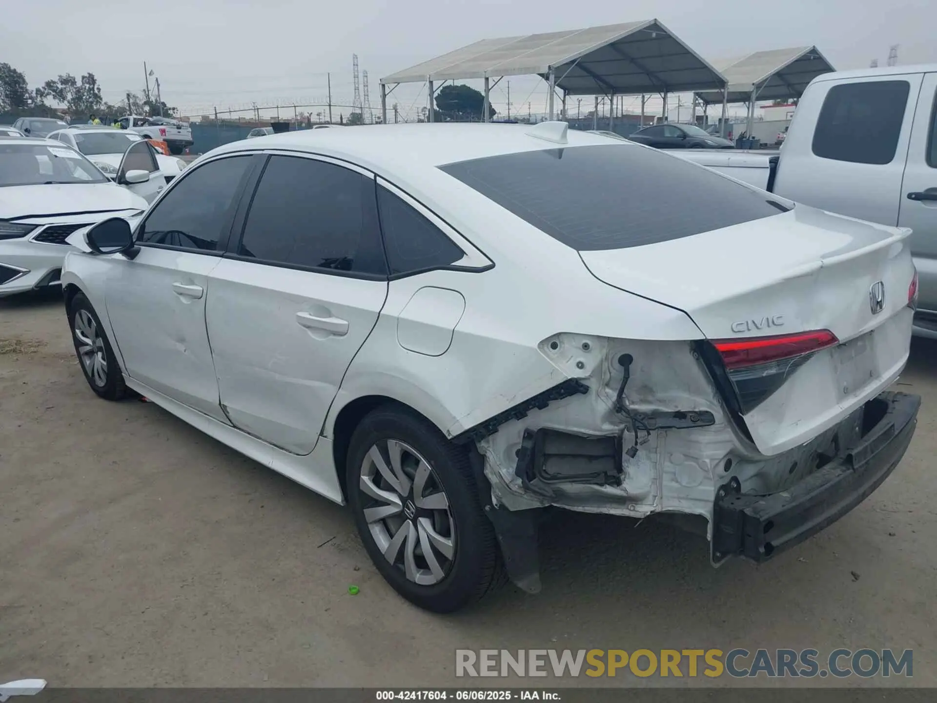 3 Photograph of a damaged car 2HGFE2F23NH522576 HONDA CIVIC 2022