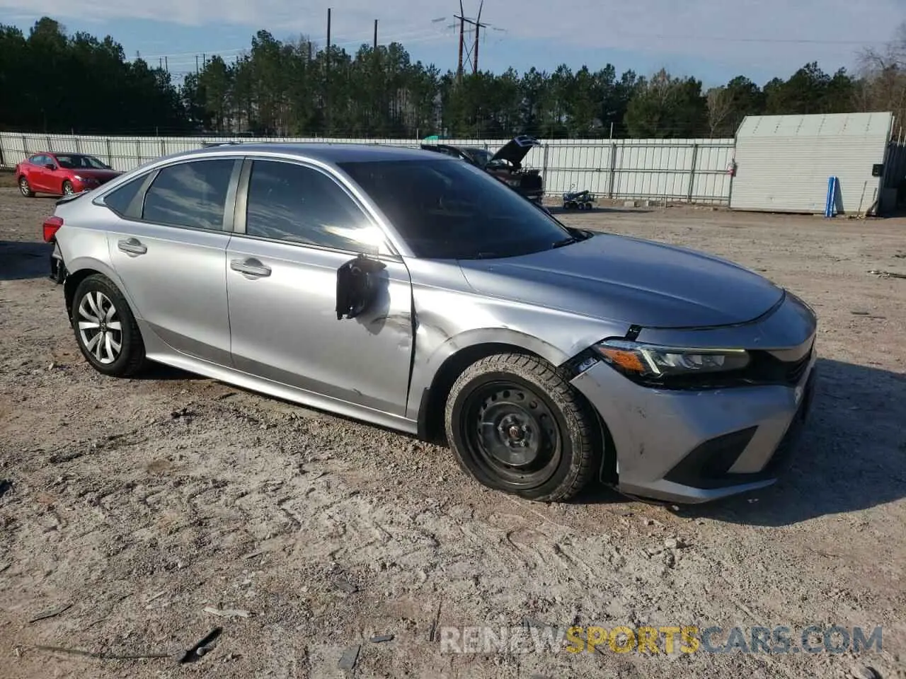 4 Photograph of a damaged car 2HGFE2F23NH545453 HONDA CIVIC 2022