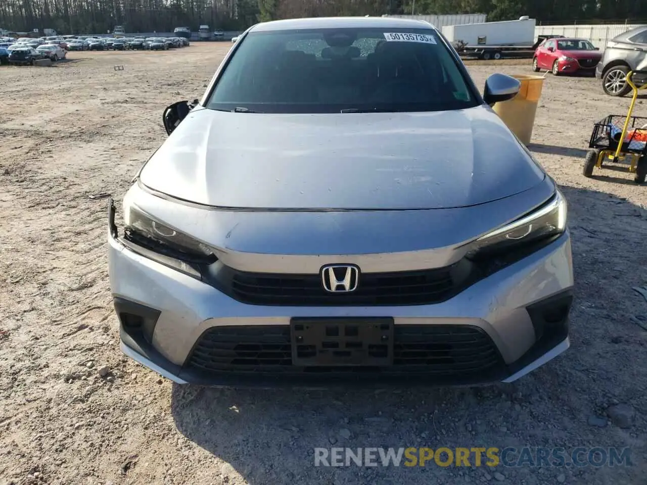 5 Photograph of a damaged car 2HGFE2F23NH545453 HONDA CIVIC 2022