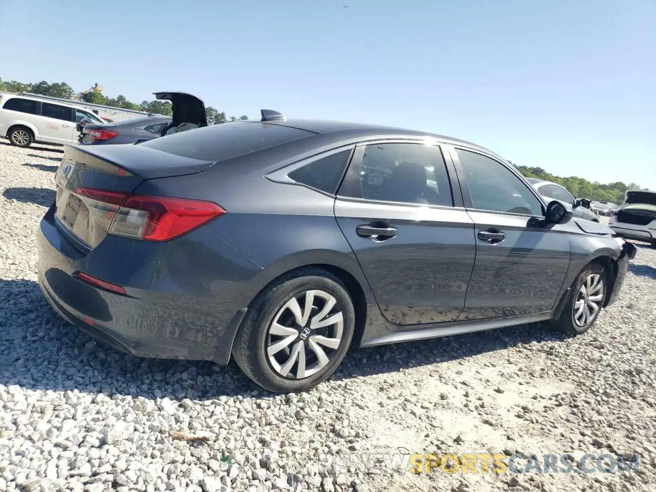 3 Photograph of a damaged car 2HGFE2F23NH596614 HONDA CIVIC 2022