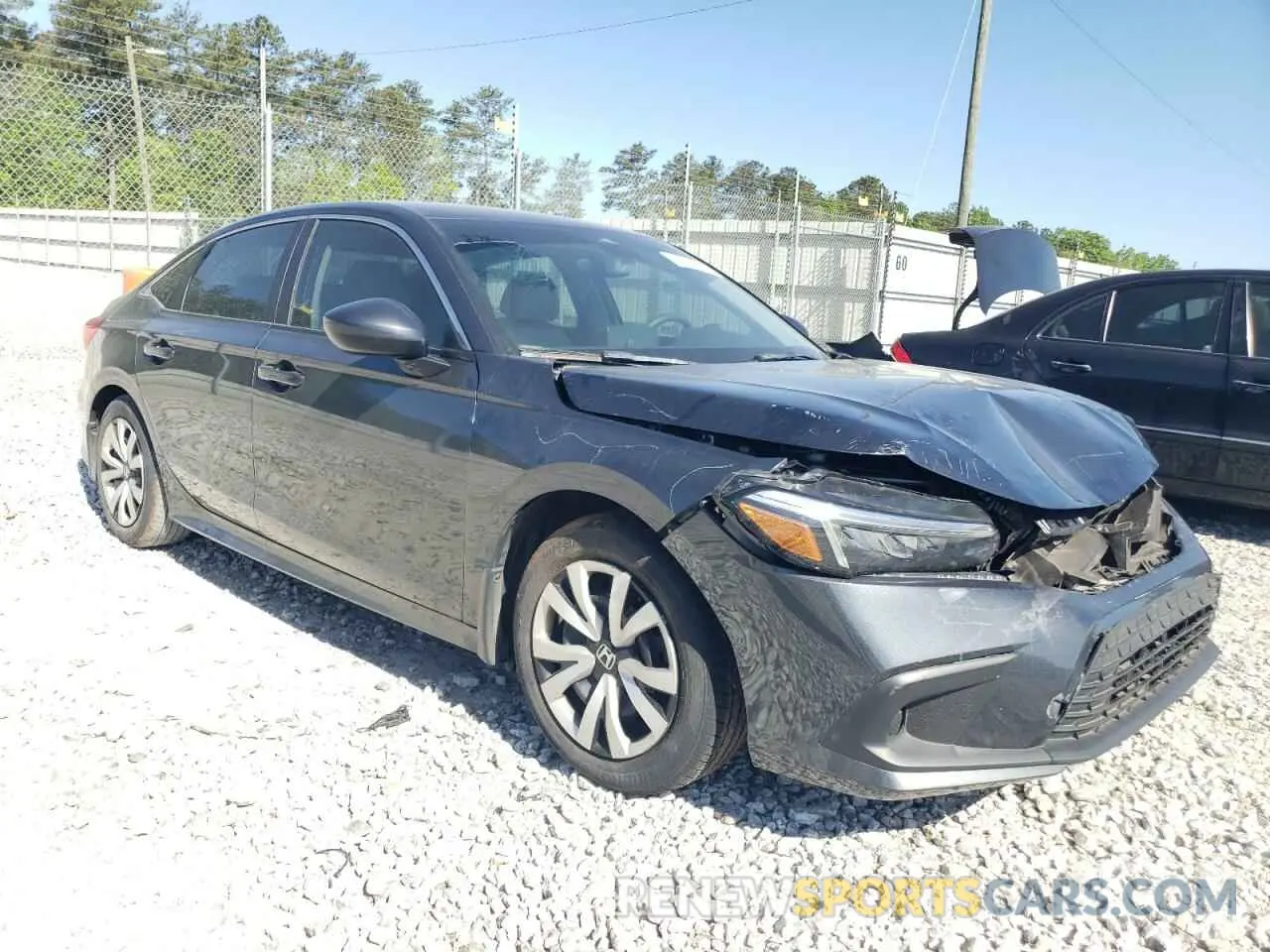4 Photograph of a damaged car 2HGFE2F23NH596614 HONDA CIVIC 2022