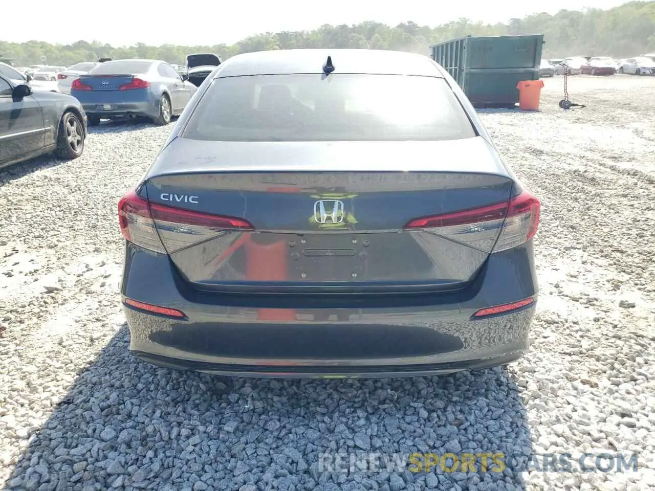 6 Photograph of a damaged car 2HGFE2F23NH596614 HONDA CIVIC 2022