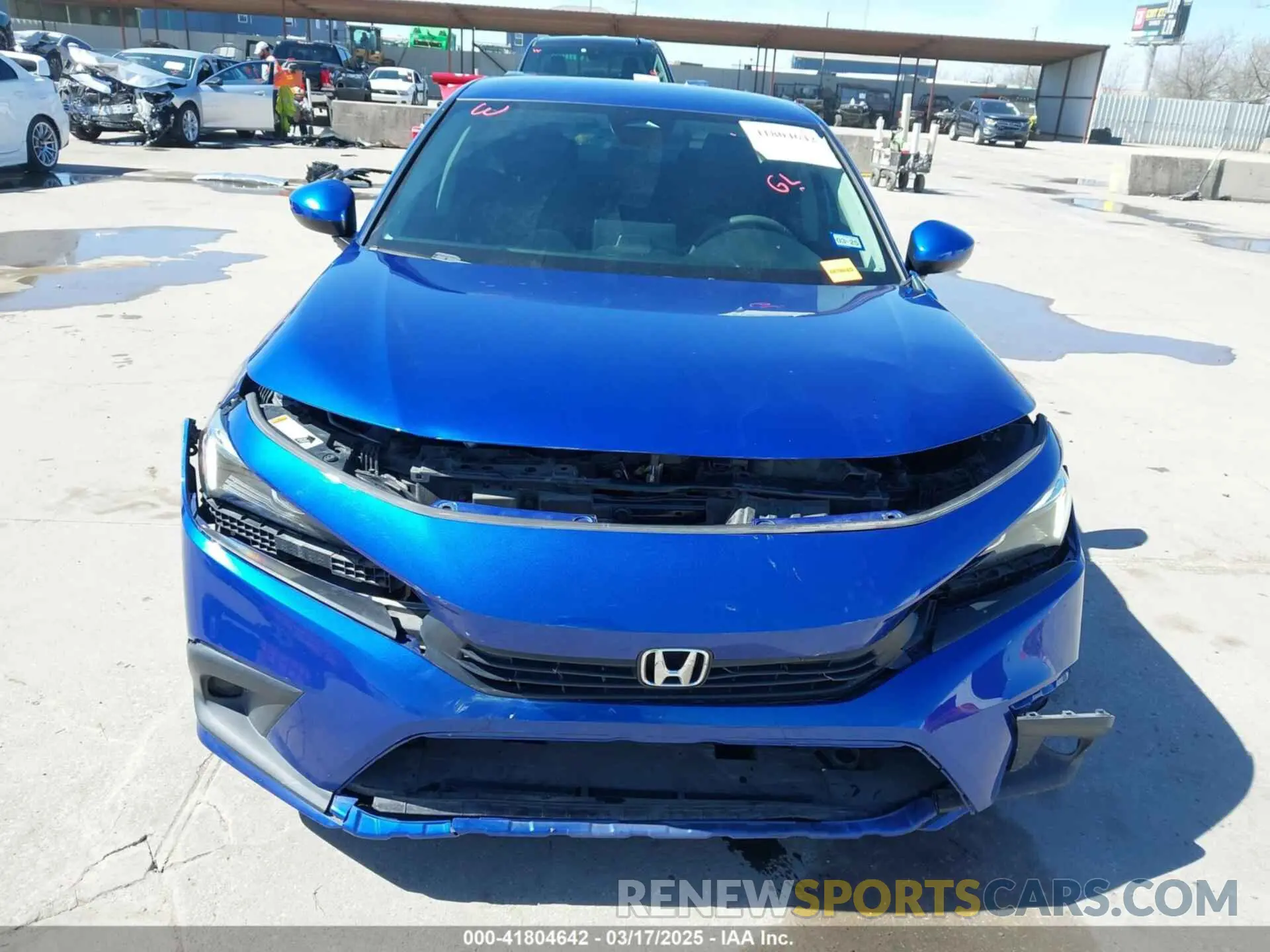6 Фотография поврежденного автомобиля 2HGFE2F24NH510498 HONDA CIVIC 2022