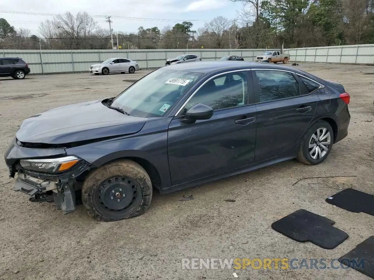 1 Photograph of a damaged car 2HGFE2F25NH517816 HONDA CIVIC 2022