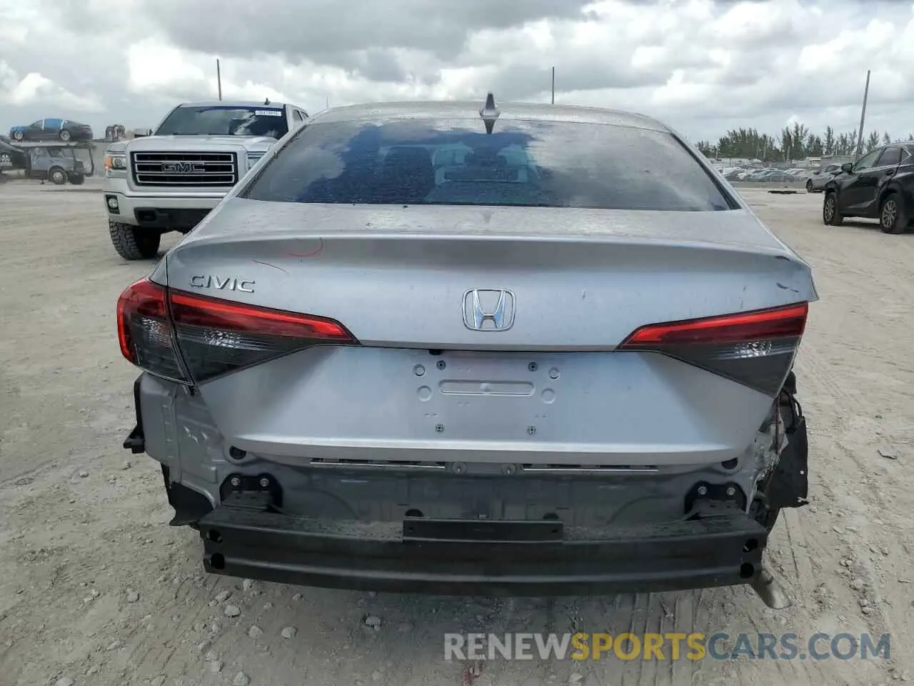 6 Photograph of a damaged car 2HGFE2F25NH523308 HONDA CIVIC 2022