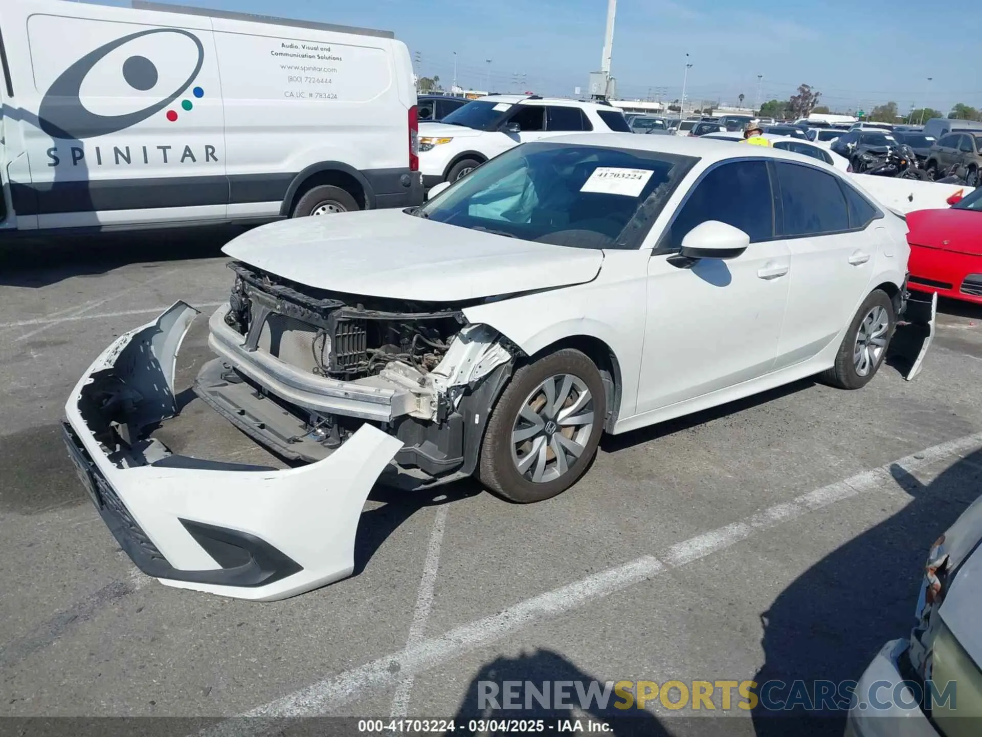 2 Фотография поврежденного автомобиля 2HGFE2F25NH526516 HONDA CIVIC 2022