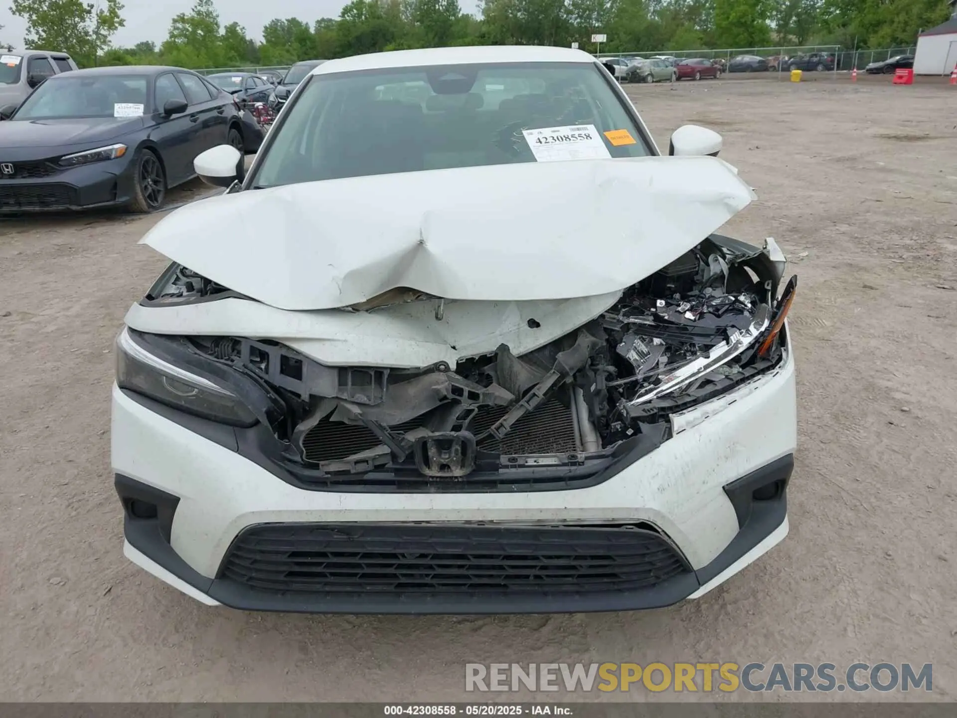 12 Photograph of a damaged car 2HGFE2F25NH527357 HONDA CIVIC 2022