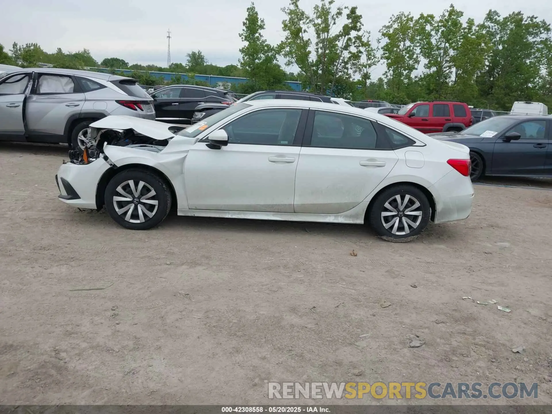 14 Photograph of a damaged car 2HGFE2F25NH527357 HONDA CIVIC 2022