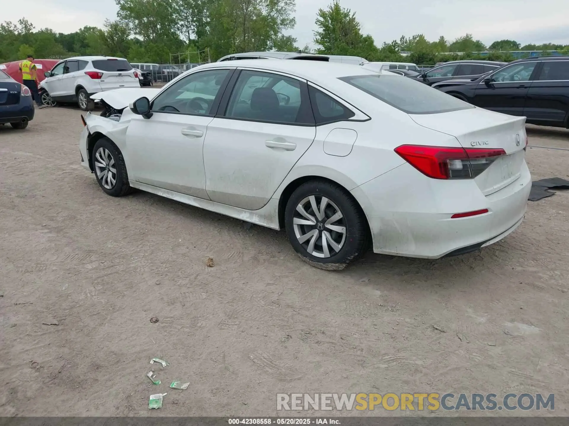 3 Photograph of a damaged car 2HGFE2F25NH527357 HONDA CIVIC 2022