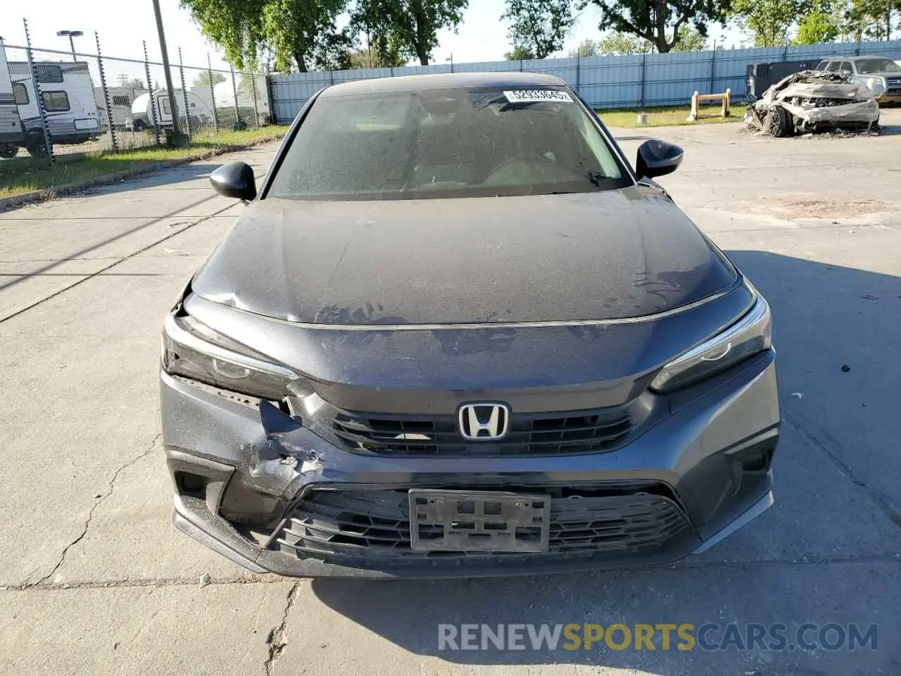 5 Photograph of a damaged car 2HGFE2F26NH517811 HONDA CIVIC 2022