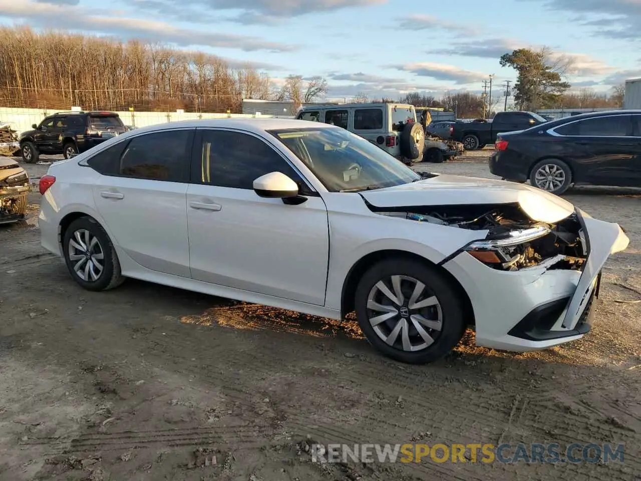 4 Photograph of a damaged car 2HGFE2F26NH527304 HONDA CIVIC 2022