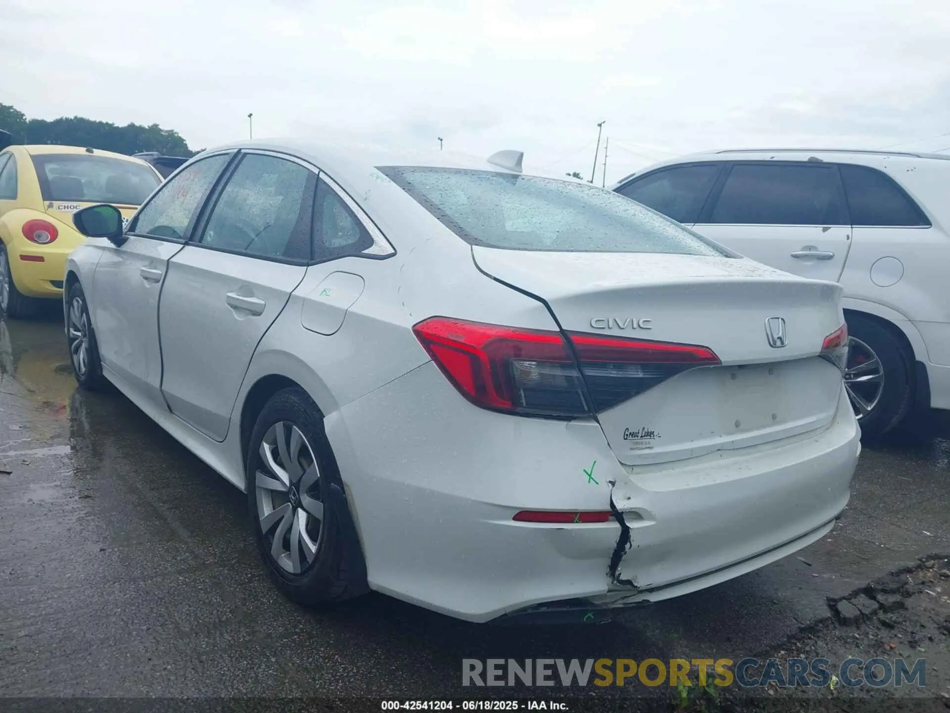 3 Photograph of a damaged car 2HGFE2F26NH532535 HONDA CIVIC 2022