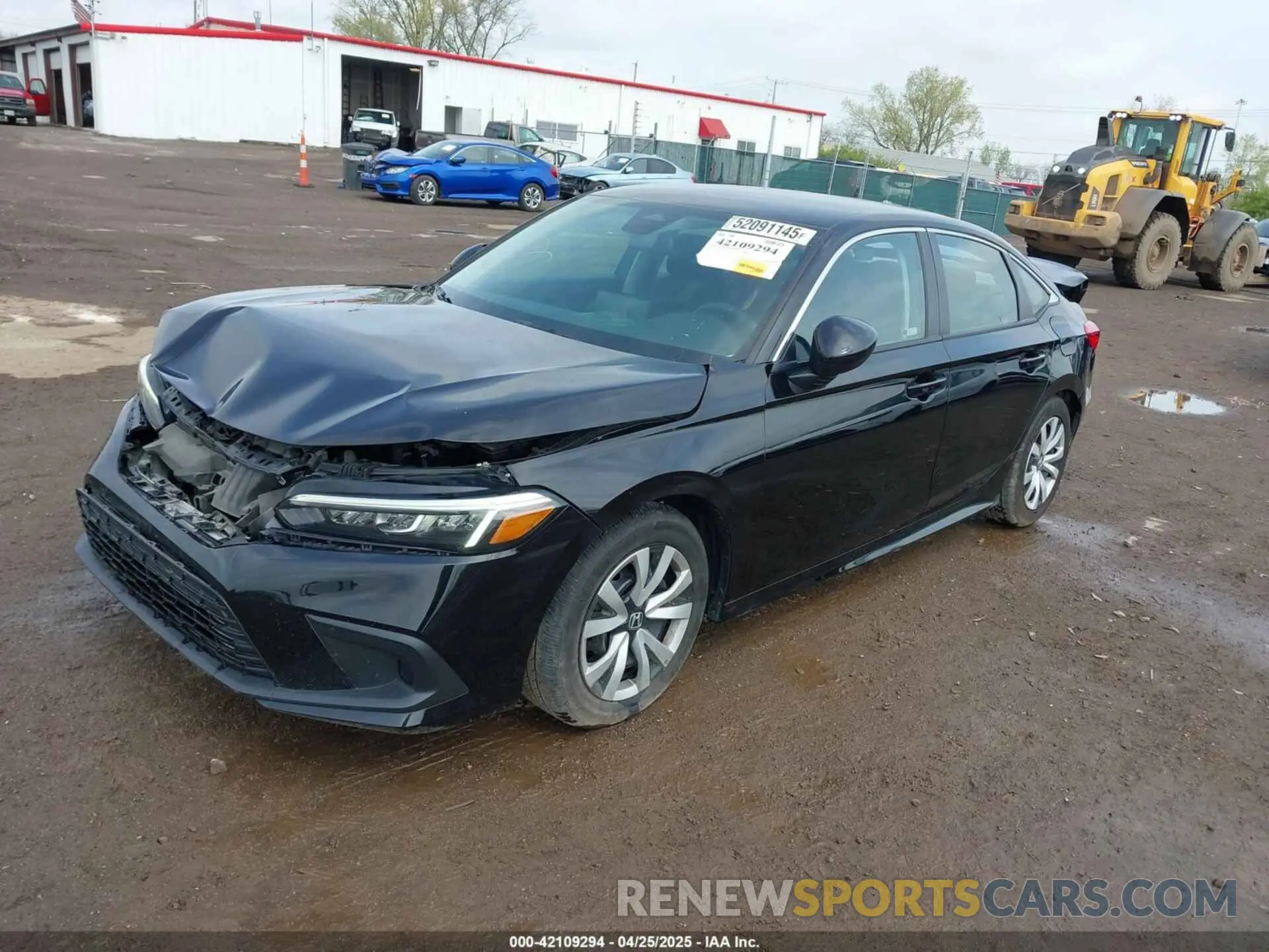 2 Photograph of a damaged car 2HGFE2F26NH564045 HONDA CIVIC 2022