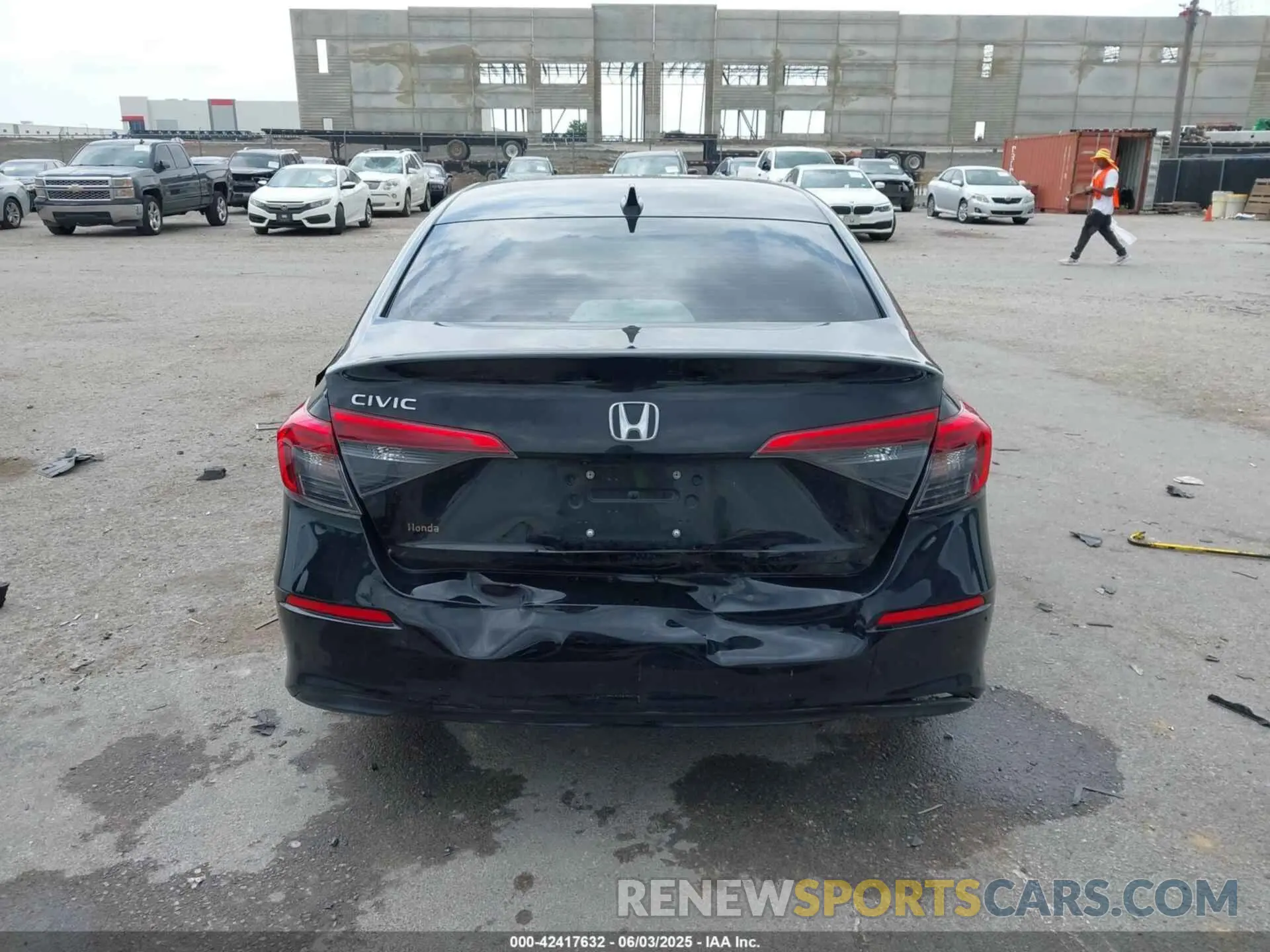 16 Photograph of a damaged car 2HGFE2F28NH532357 HONDA CIVIC 2022