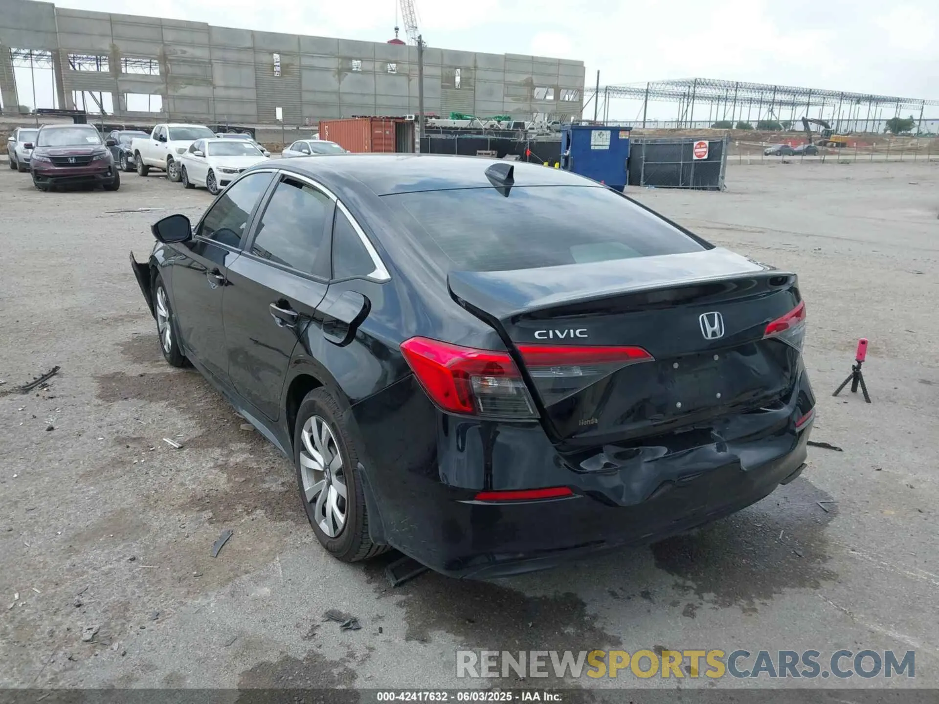 3 Photograph of a damaged car 2HGFE2F28NH532357 HONDA CIVIC 2022