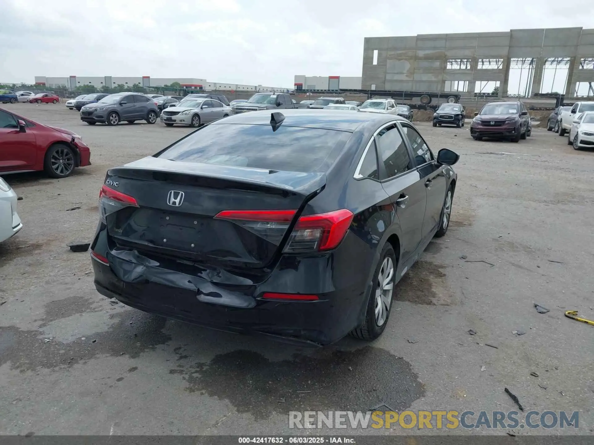 4 Photograph of a damaged car 2HGFE2F28NH532357 HONDA CIVIC 2022