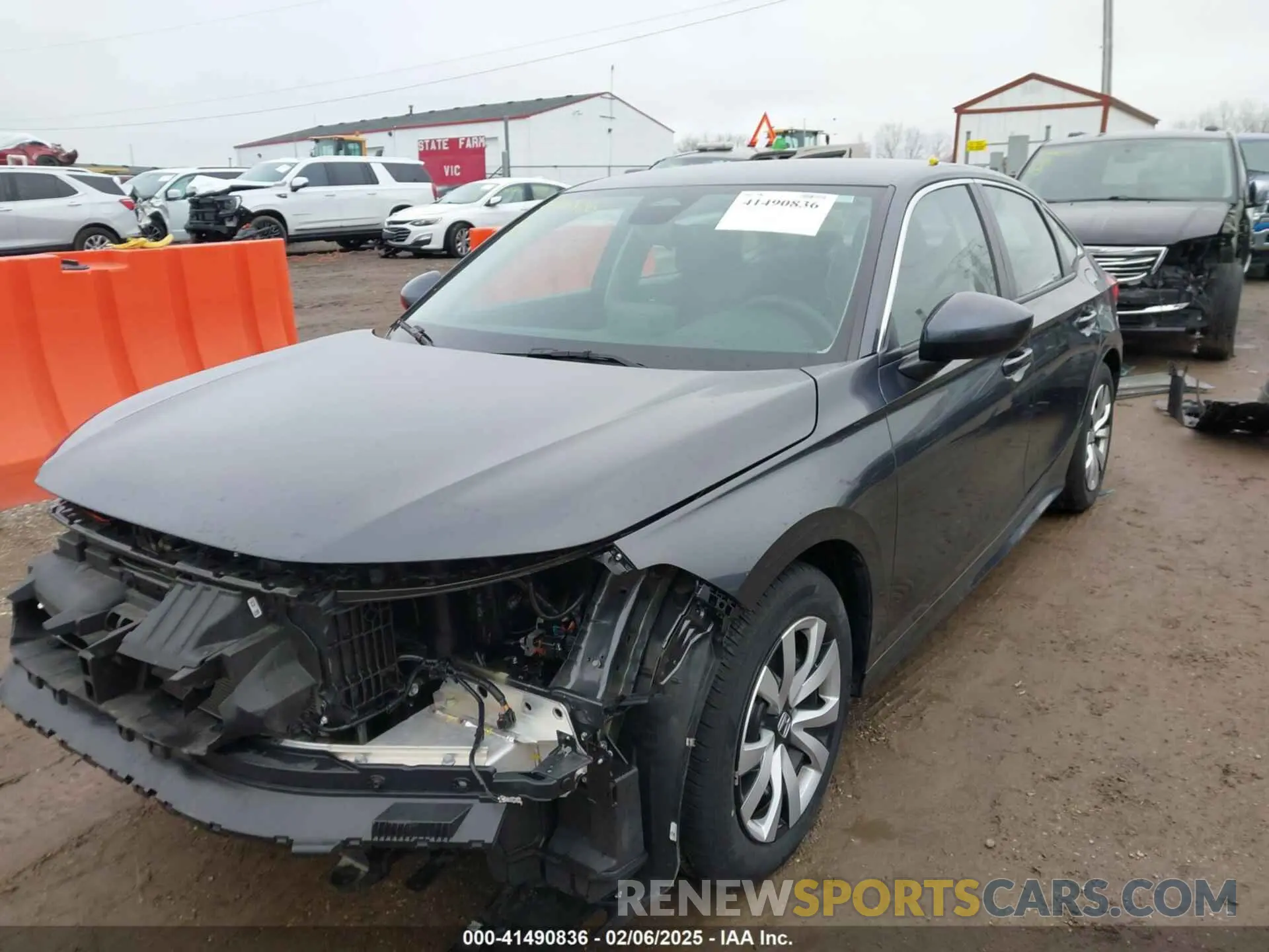 2 Photograph of a damaged car 2HGFE2F28NH589979 HONDA CIVIC 2022