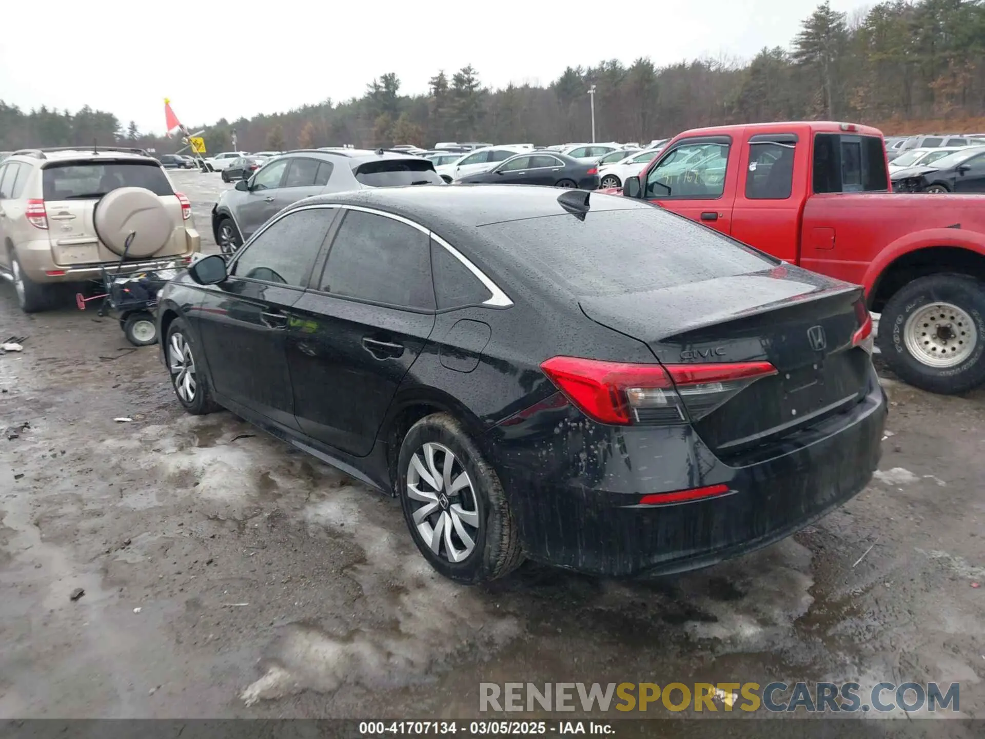 3 Photograph of a damaged car 2HGFE2F29NH528219 HONDA CIVIC 2022