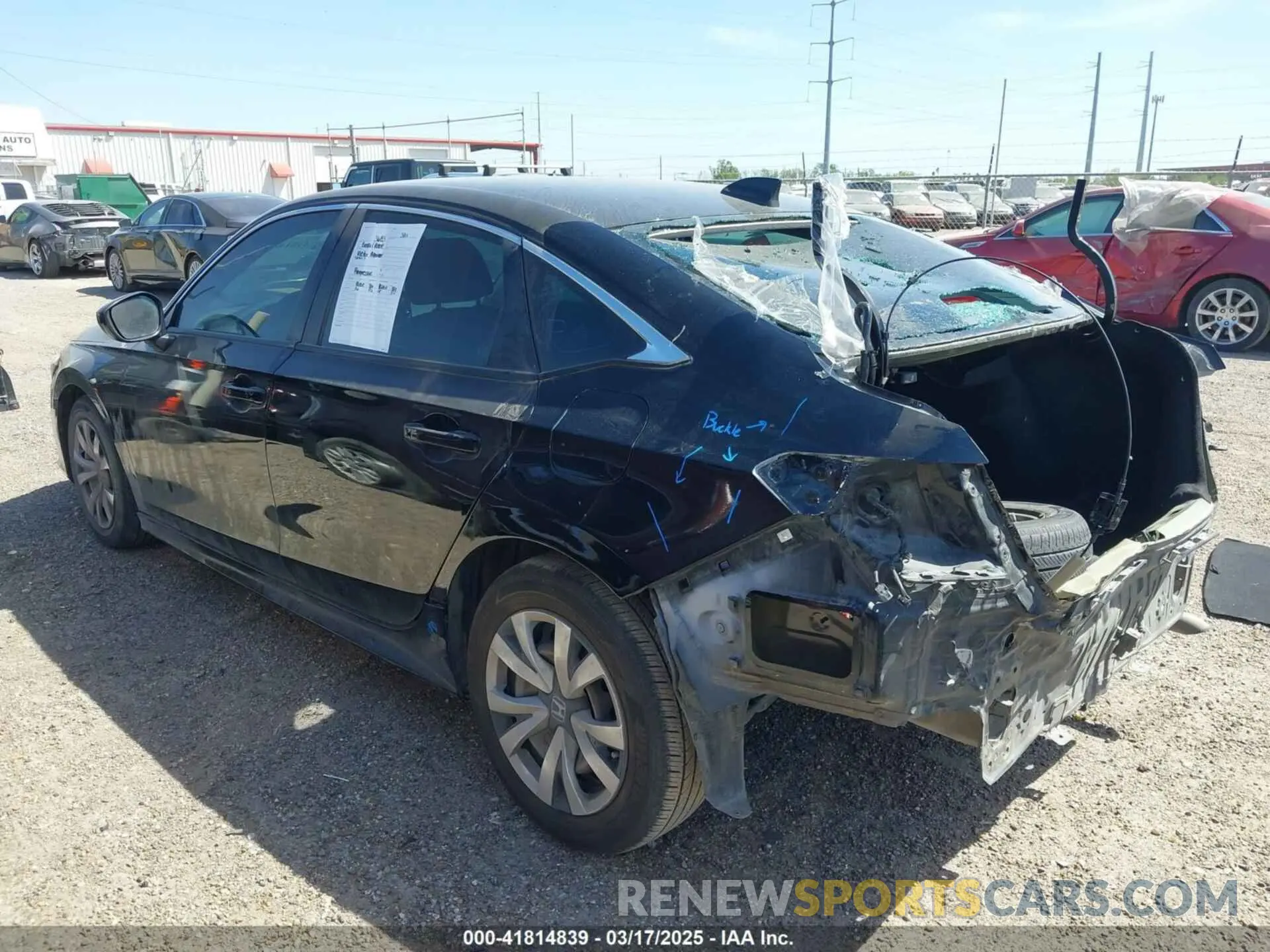 3 Photograph of a damaged car 2HGFE2F2XNH522722 HONDA CIVIC 2022