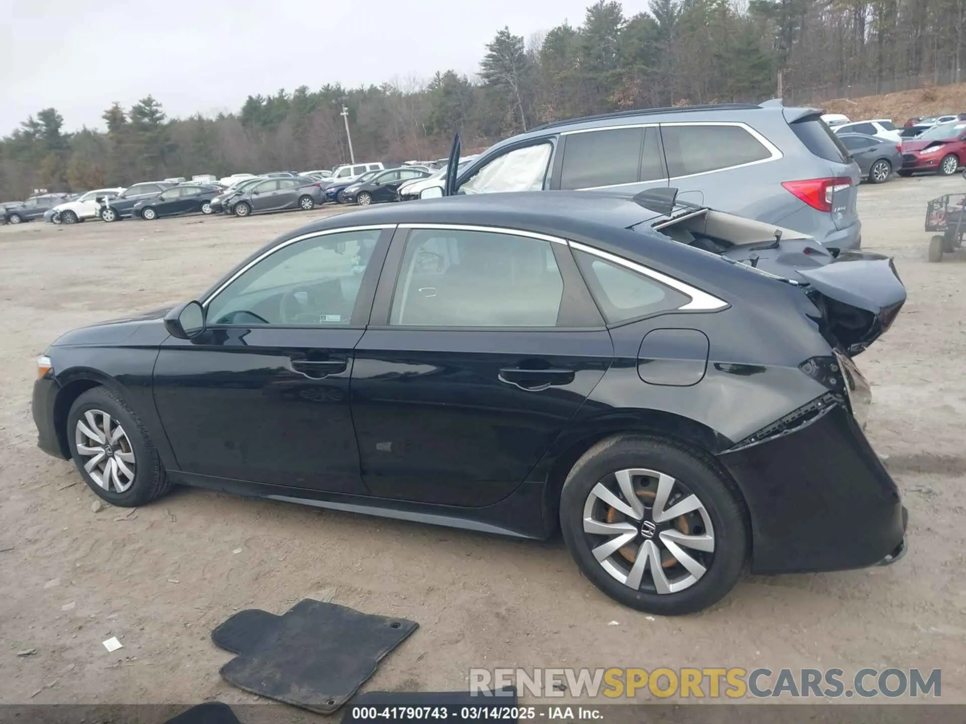 14 Photograph of a damaged car 2HGFE2F2XNH573430 HONDA CIVIC 2022