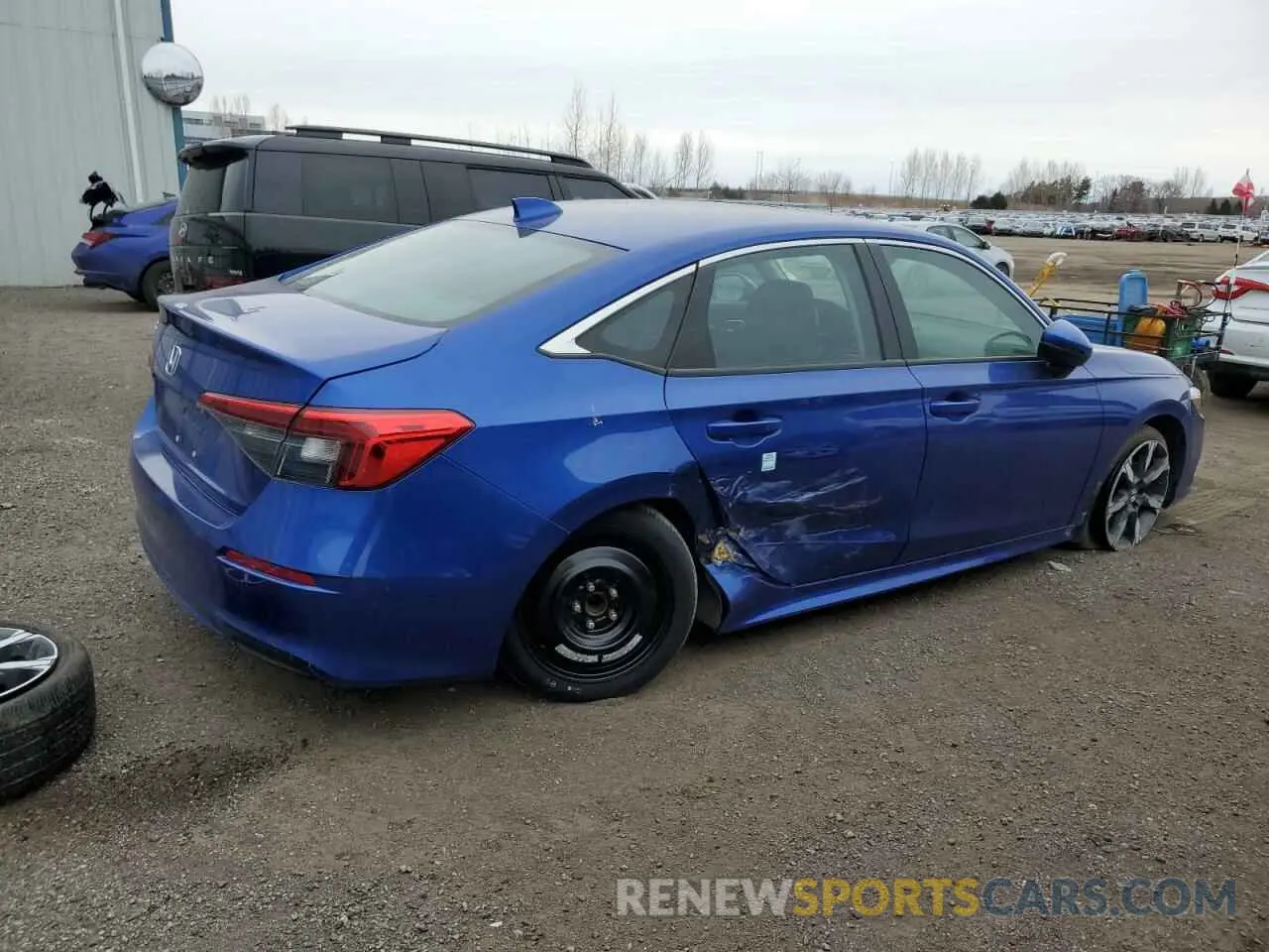 3 Photograph of a damaged car 2HGFE2F32NH124896 HONDA CIVIC 2022