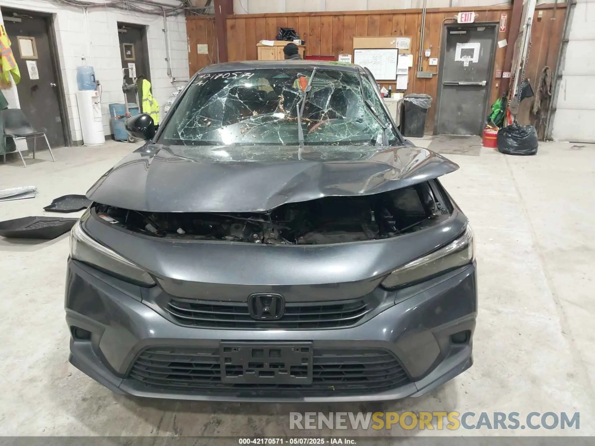 12 Photograph of a damaged car 2HGFE2F50NH517474 HONDA CIVIC 2022