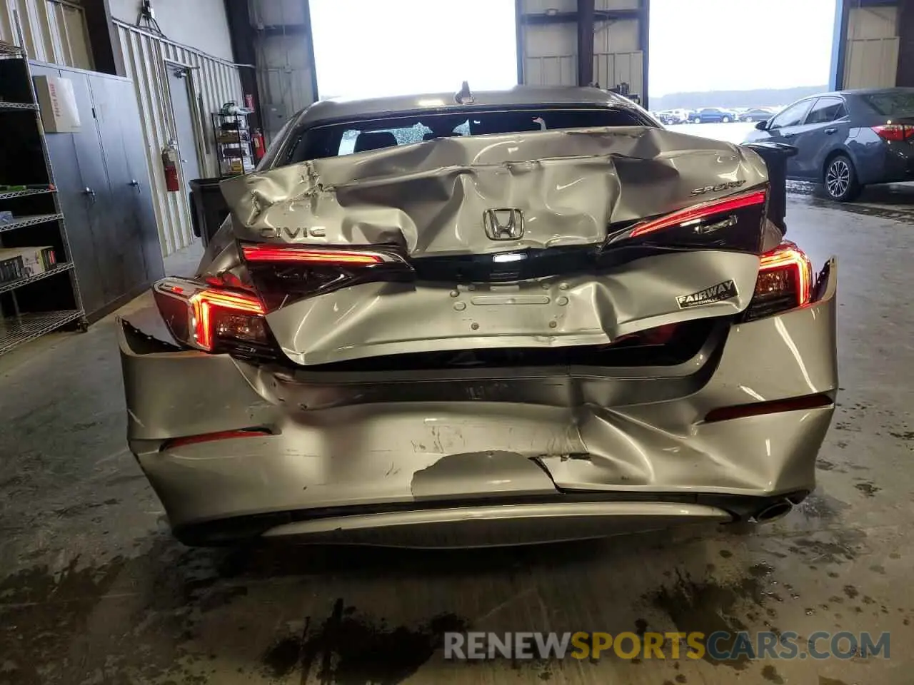 6 Photograph of a damaged car 2HGFE2F50NH530614 HONDA CIVIC 2022