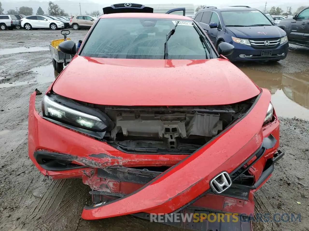 5 Photograph of a damaged car 2HGFE2F50NH576198 HONDA CIVIC 2022