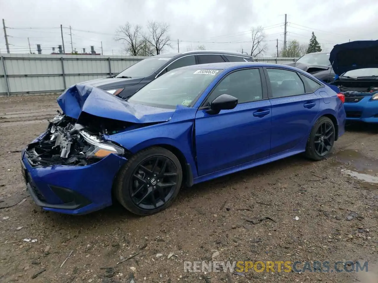1 Photograph of a damaged car 2HGFE2F50NH577707 HONDA CIVIC 2022