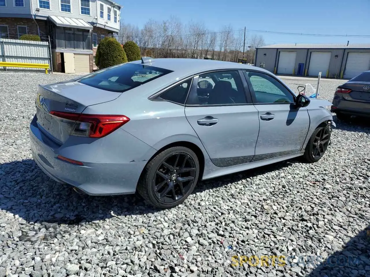 3 Photograph of a damaged car 2HGFE2F50NH579599 HONDA CIVIC 2022