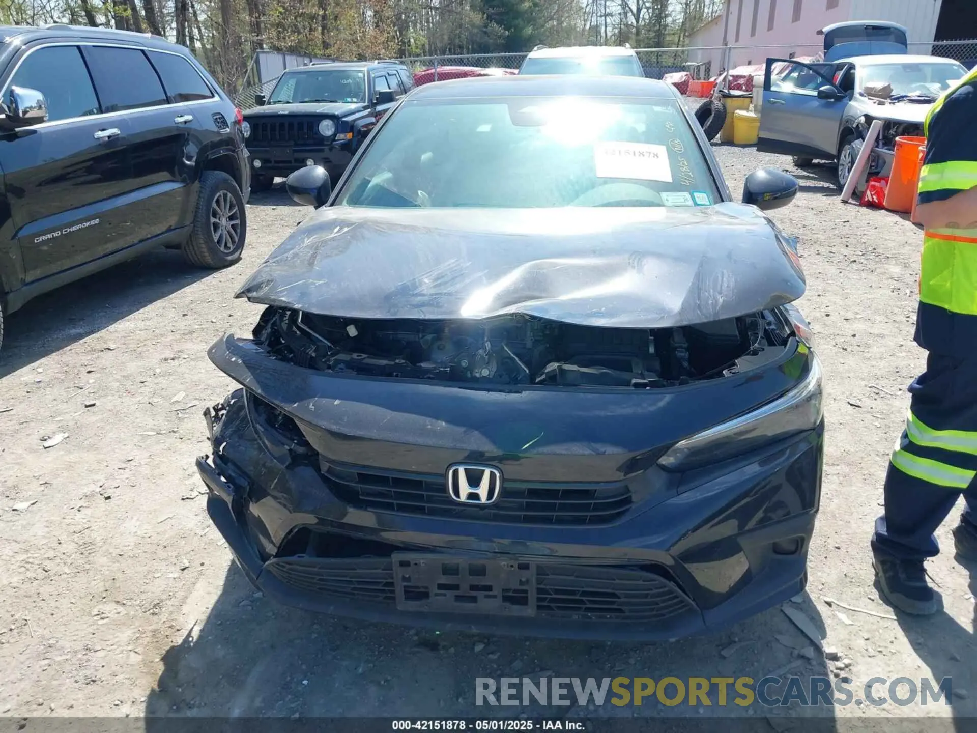 6 Фотография поврежденного автомобиля 2HGFE2F50NH592157 HONDA CIVIC 2022