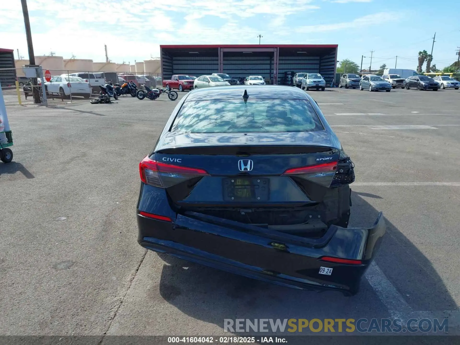 16 Photograph of a damaged car 2HGFE2F50NH599027 HONDA CIVIC 2022