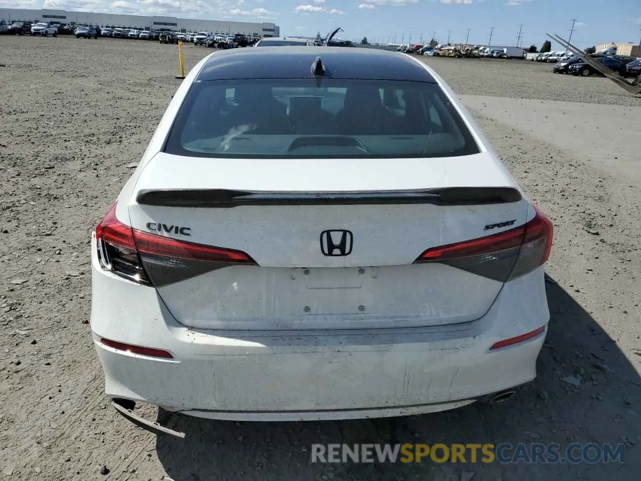 6 Photograph of a damaged car 2HGFE2F50NH600676 HONDA CIVIC 2022