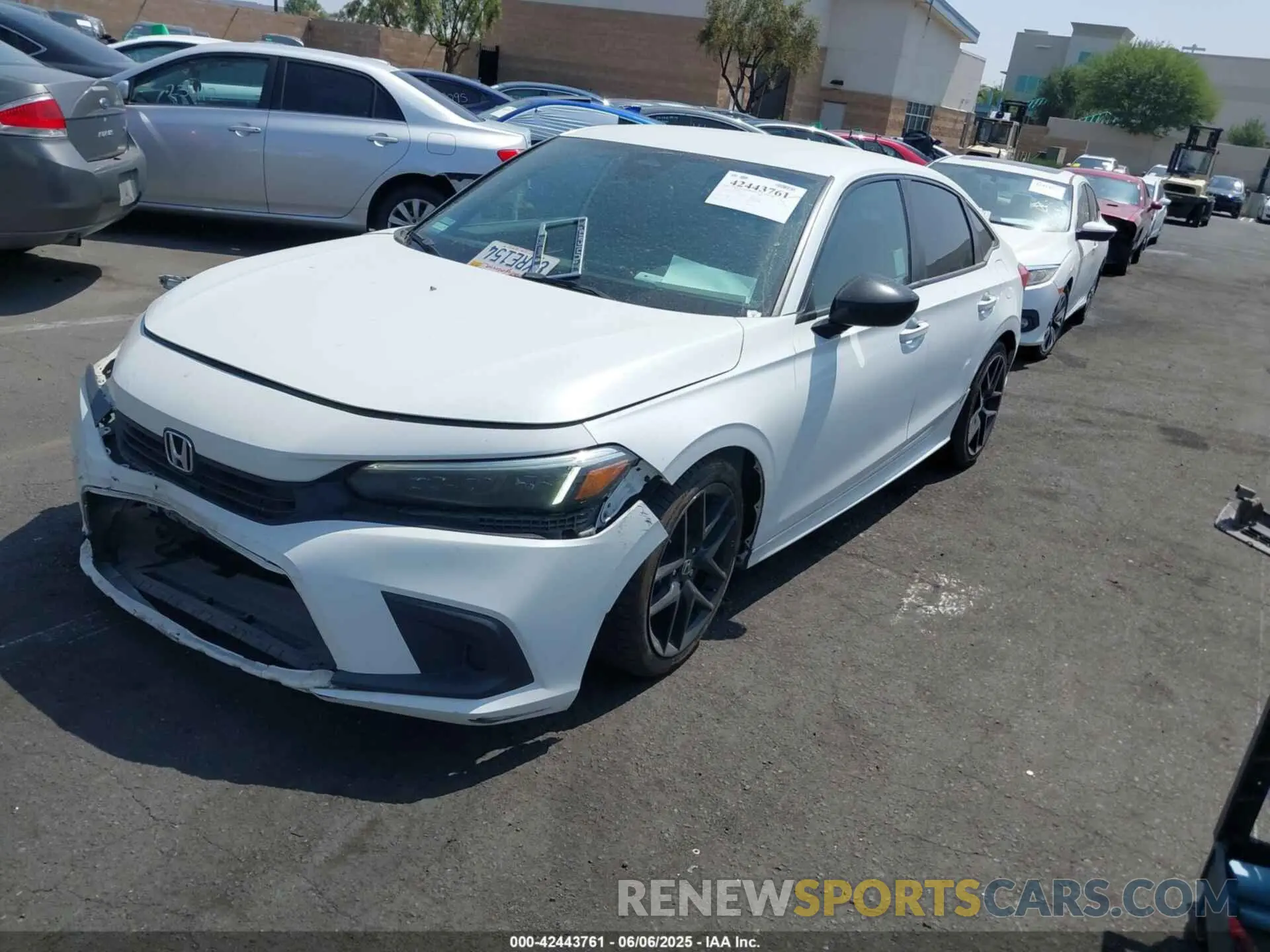2 Photograph of a damaged car 2HGFE2F51NH500022 HONDA CIVIC 2022
