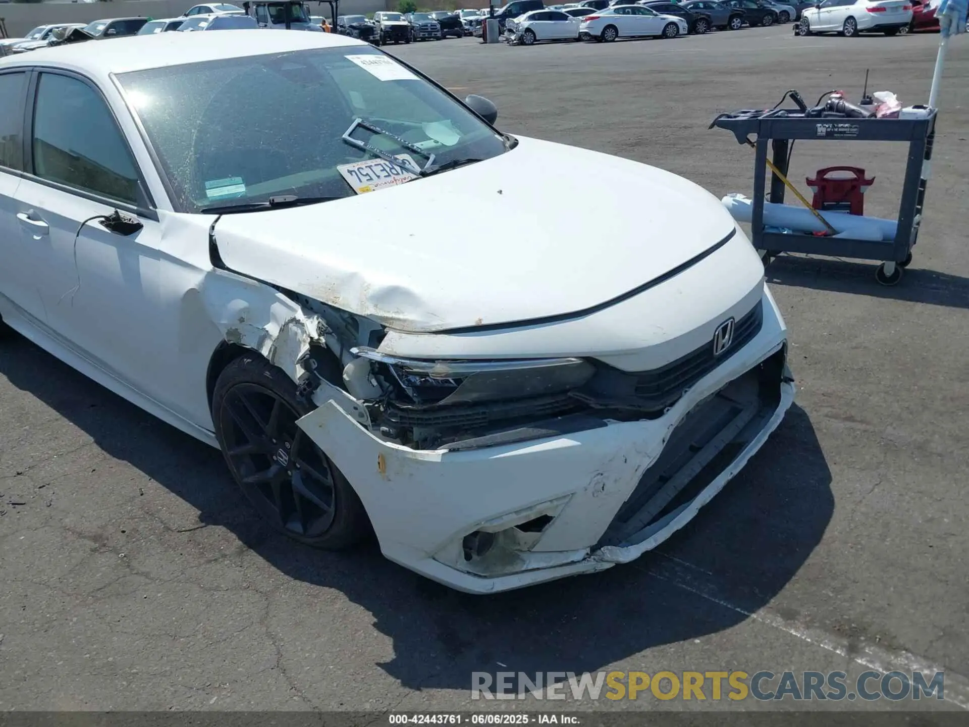 6 Photograph of a damaged car 2HGFE2F51NH500022 HONDA CIVIC 2022