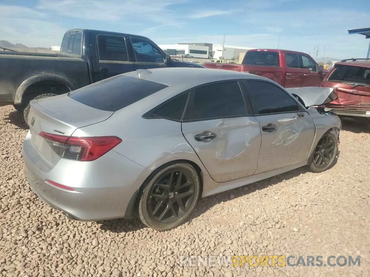 3 Фотография поврежденного автомобиля 2HGFE2F51NH517306 HONDA CIVIC 2022