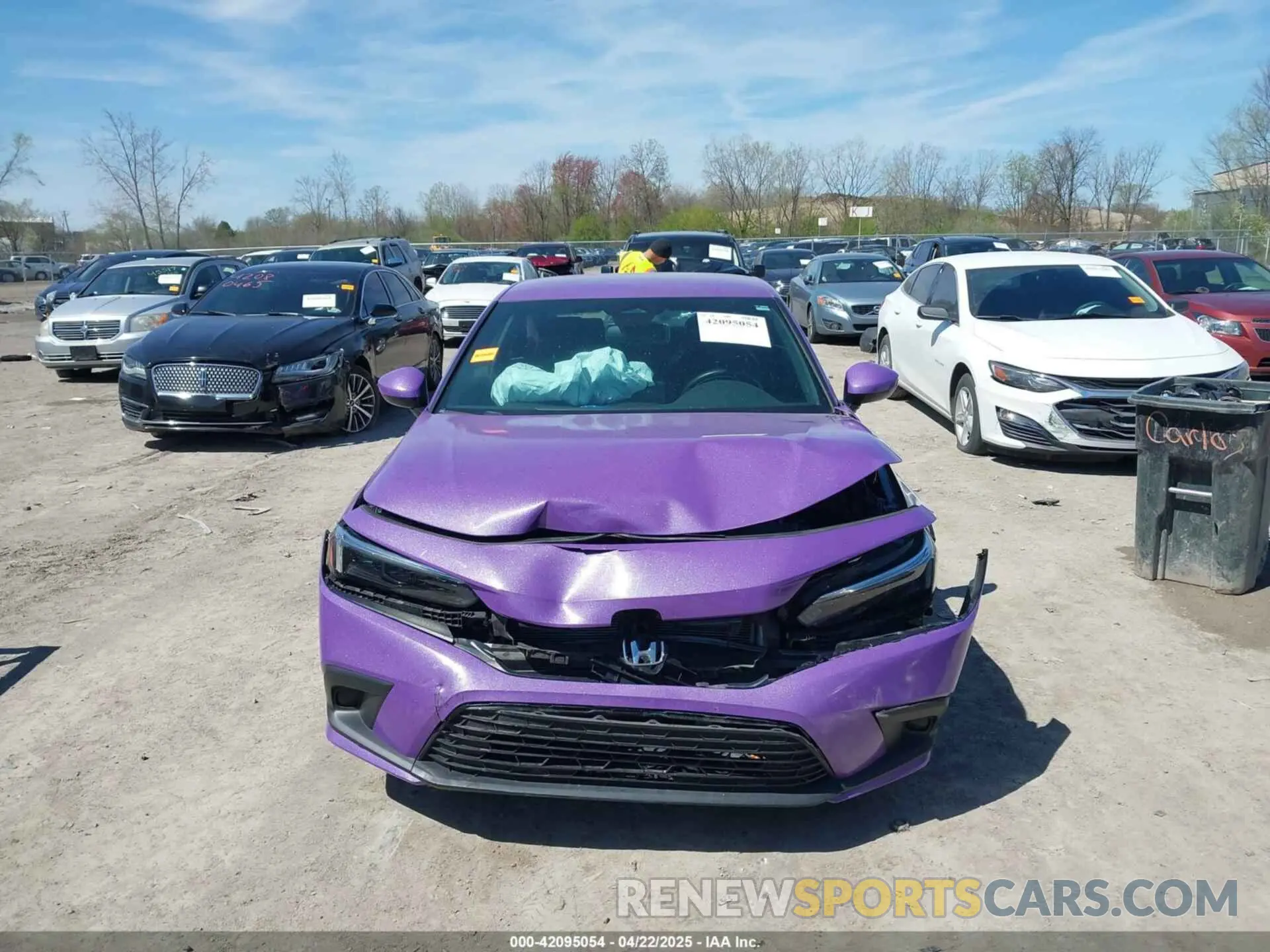 12 Photograph of a damaged car 2HGFE2F51NH555036 HONDA CIVIC 2022