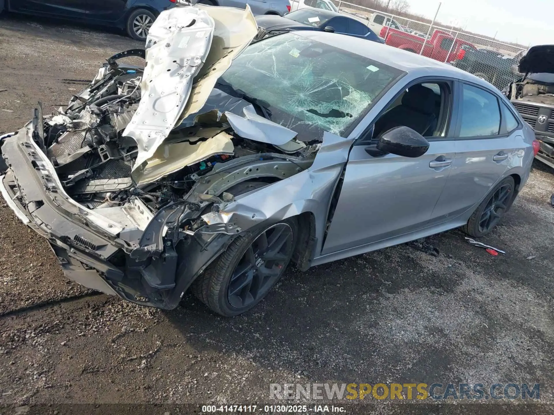 2 Photograph of a damaged car 2HGFE2F51NH589705 HONDA CIVIC 2022