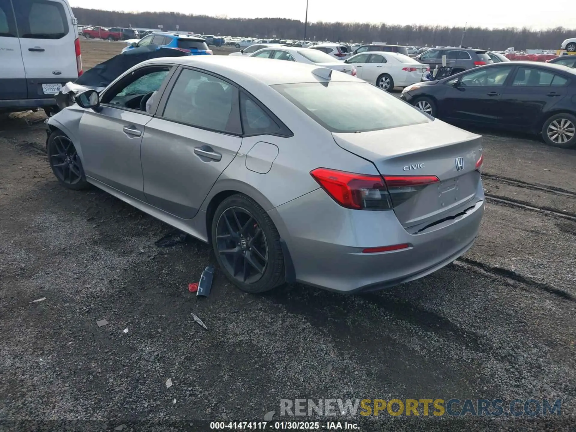 3 Photograph of a damaged car 2HGFE2F51NH589705 HONDA CIVIC 2022
