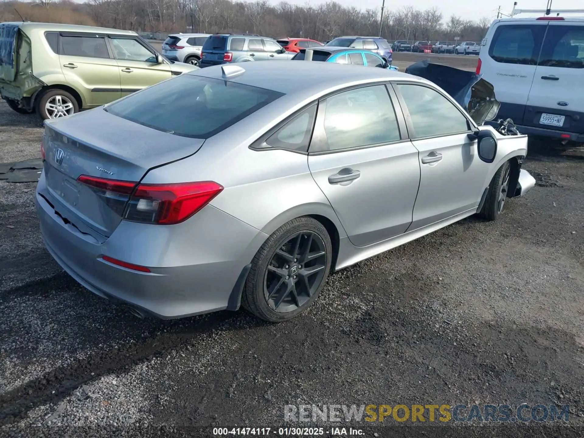4 Photograph of a damaged car 2HGFE2F51NH589705 HONDA CIVIC 2022