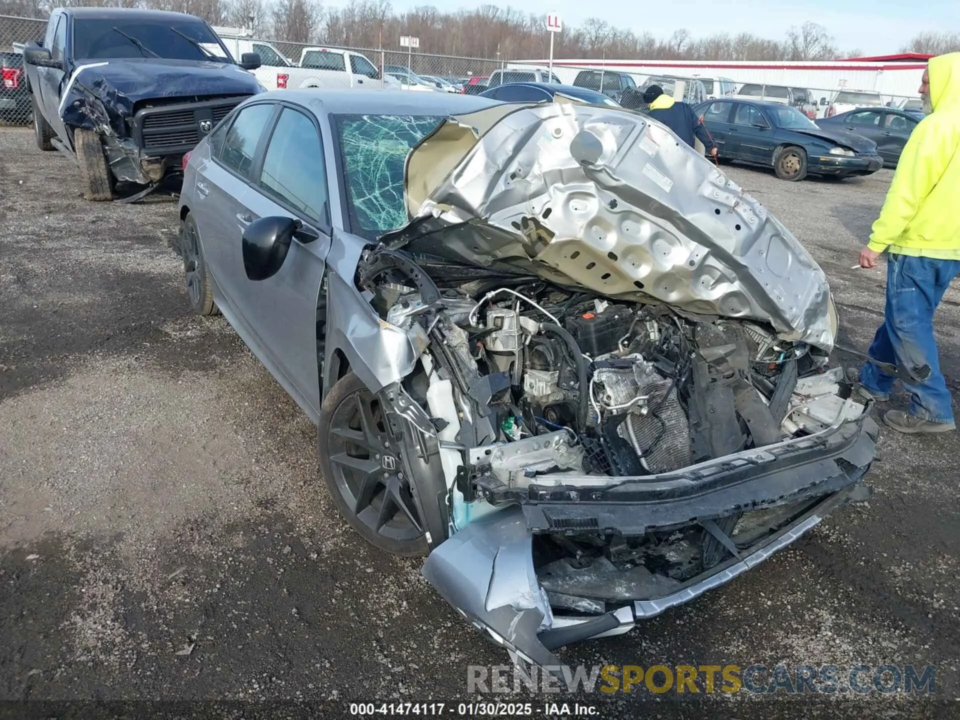 6 Photograph of a damaged car 2HGFE2F51NH589705 HONDA CIVIC 2022