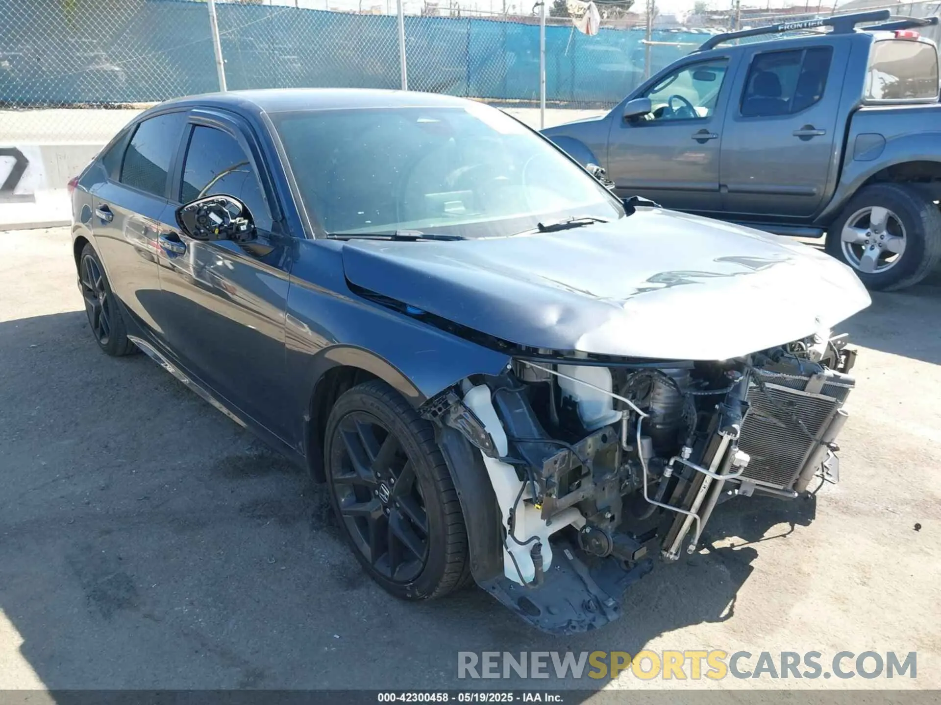 1 Photograph of a damaged car 2HGFE2F52NH507819 HONDA CIVIC 2022