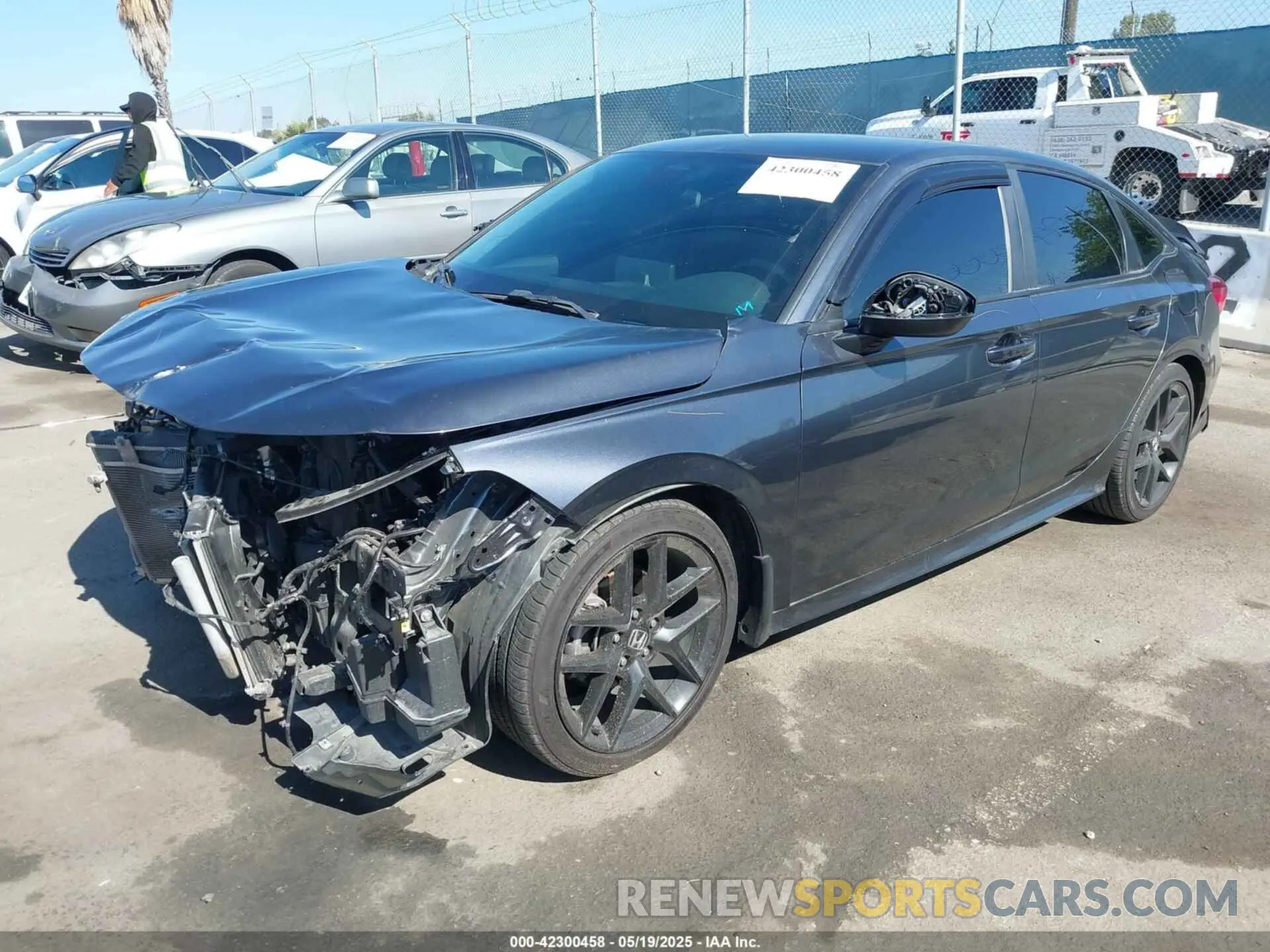2 Photograph of a damaged car 2HGFE2F52NH507819 HONDA CIVIC 2022