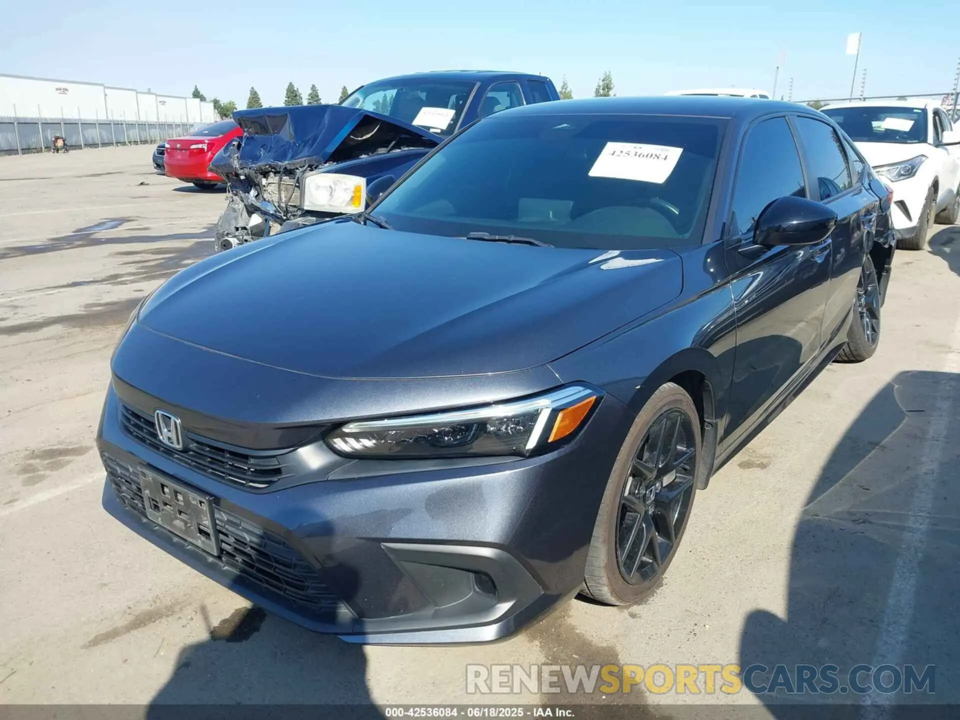 2 Photograph of a damaged car 2HGFE2F52NH517427 HONDA CIVIC 2022