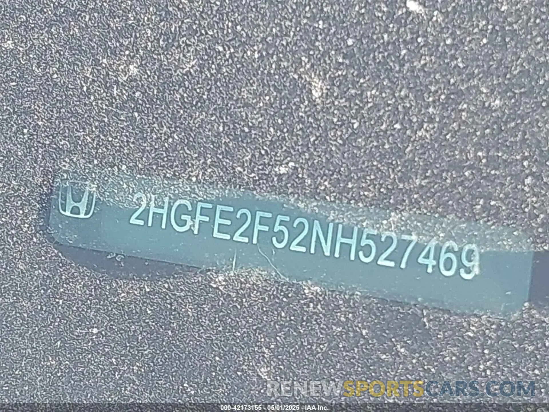 9 Фотография поврежденного автомобиля 2HGFE2F52NH527469 HONDA CIVIC 2022