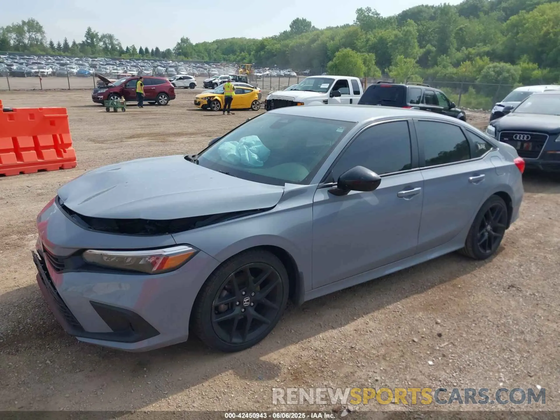2 Photograph of a damaged car 2HGFE2F52NH527861 HONDA CIVIC 2022