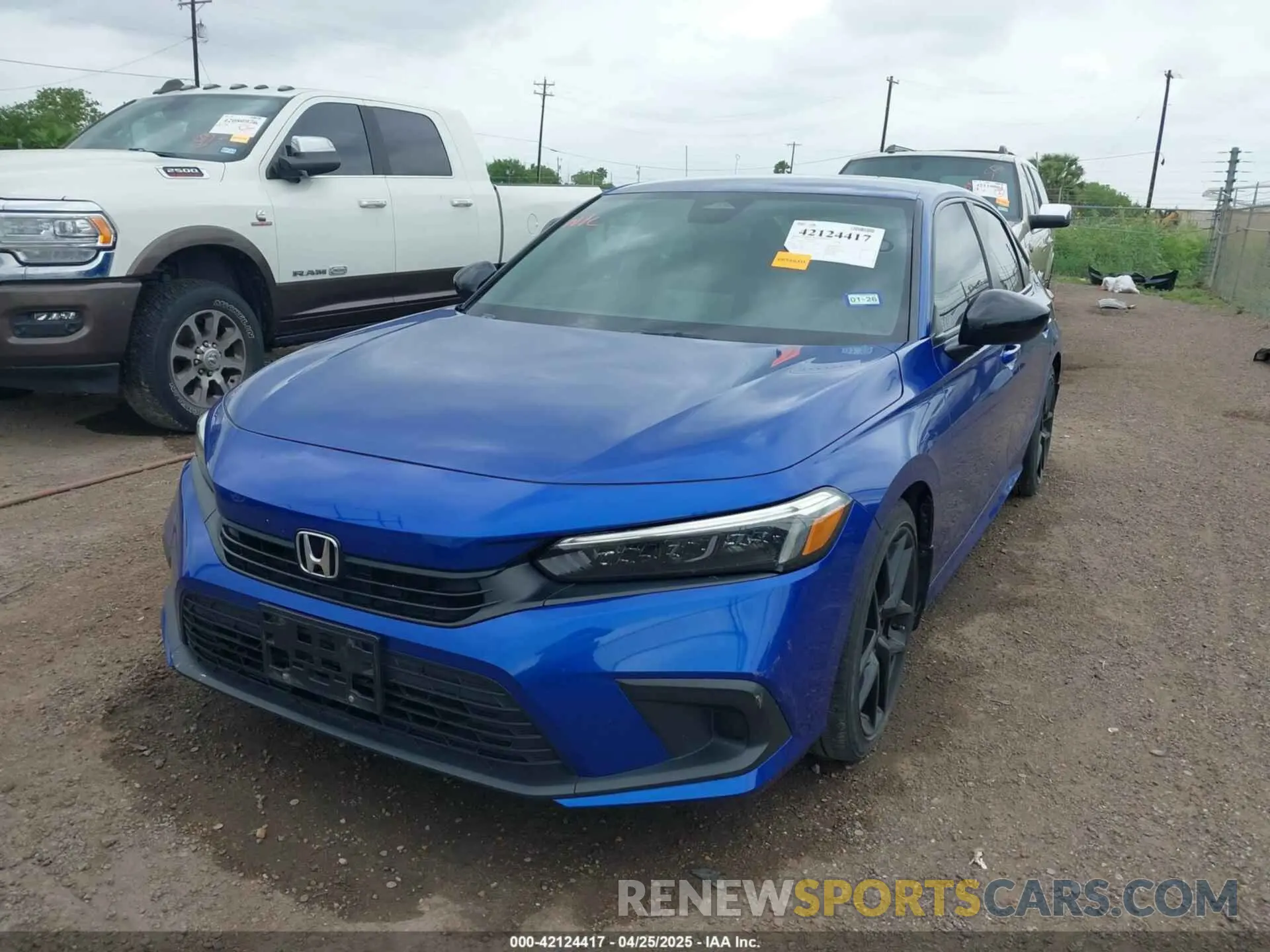 6 Photograph of a damaged car 2HGFE2F52NH555241 HONDA CIVIC 2022