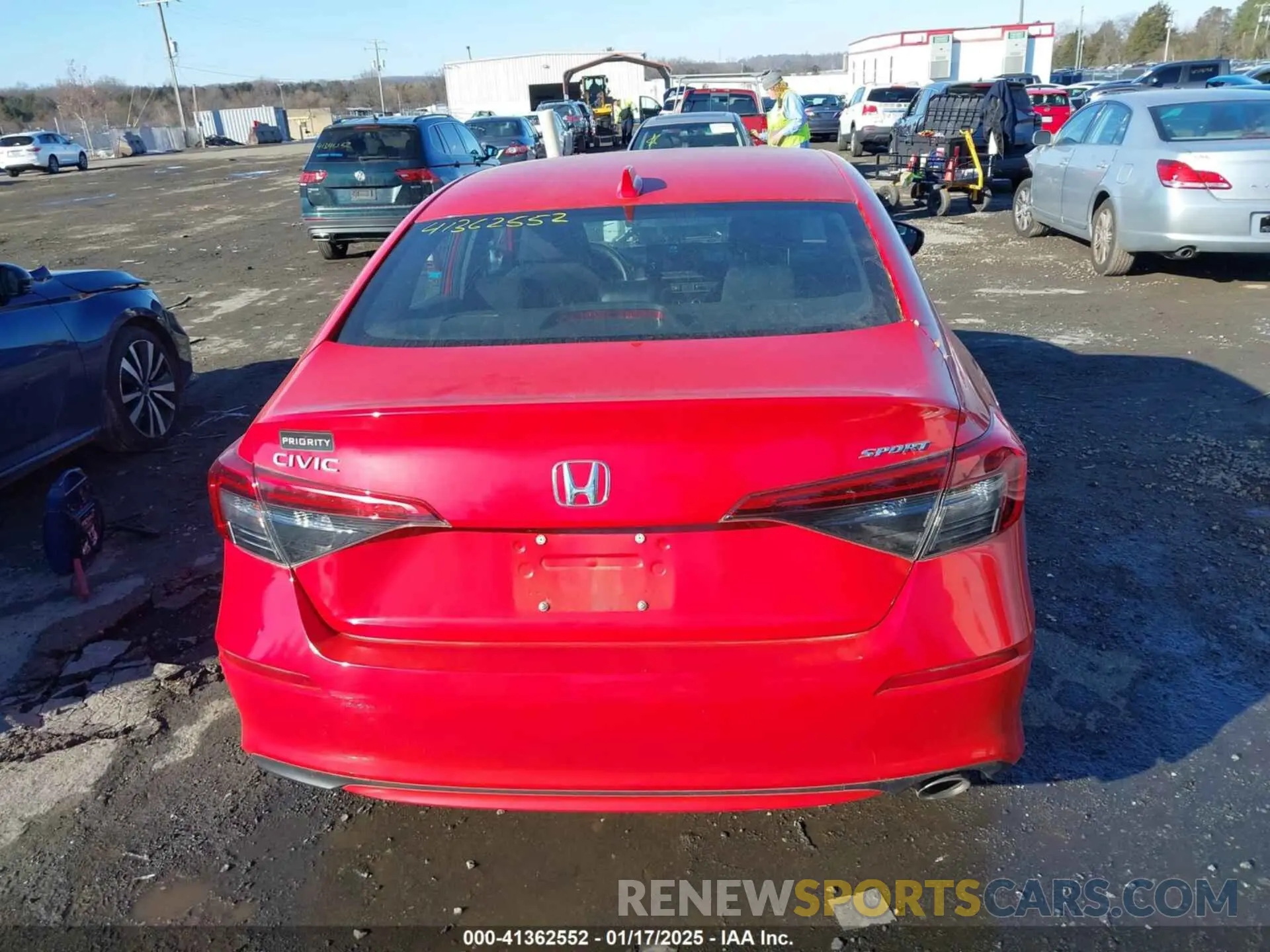 15 Photograph of a damaged car 2HGFE2F52NH587039 HONDA CIVIC 2022