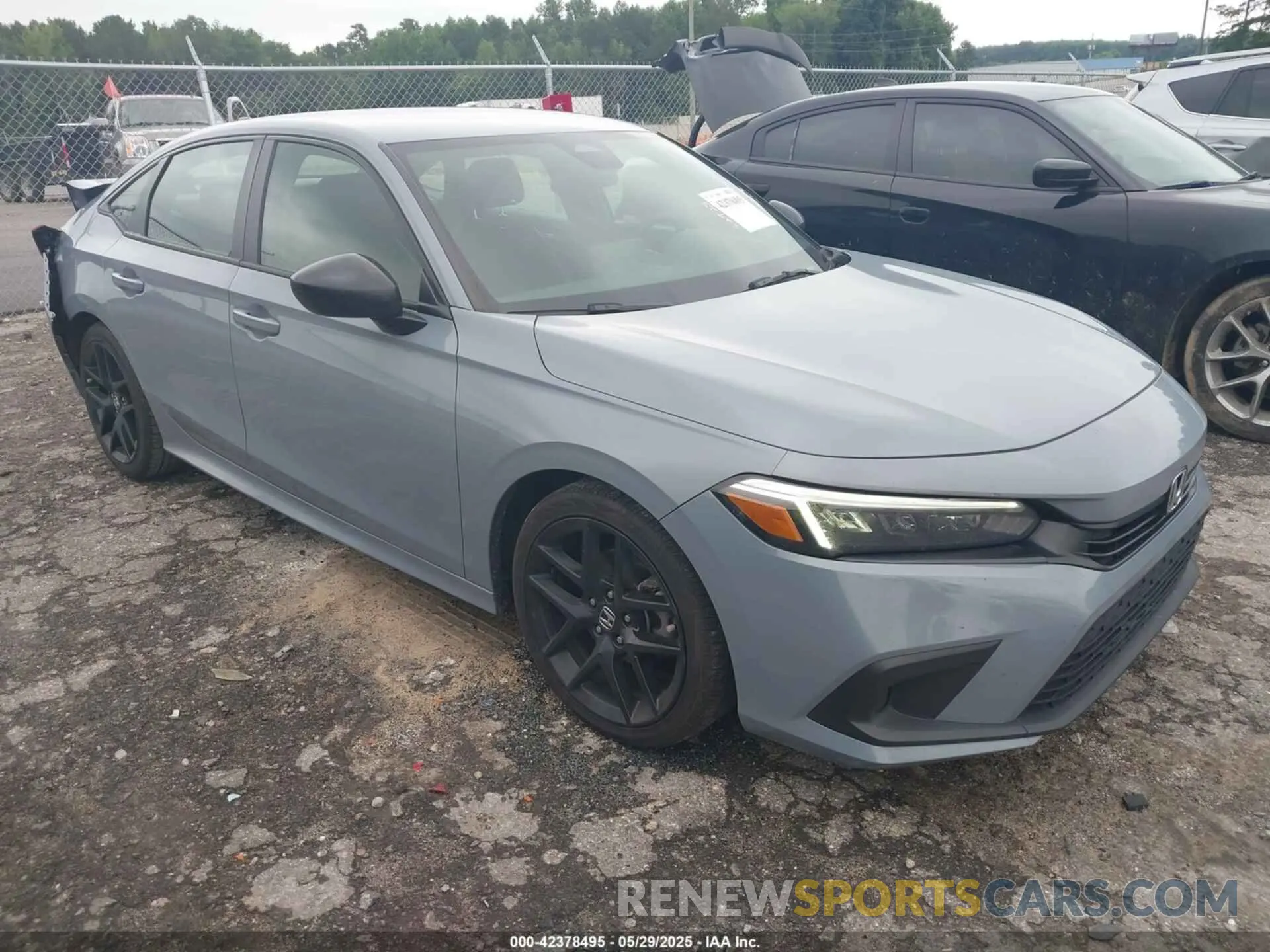 1 Photograph of a damaged car 2HGFE2F52NH606382 HONDA CIVIC 2022