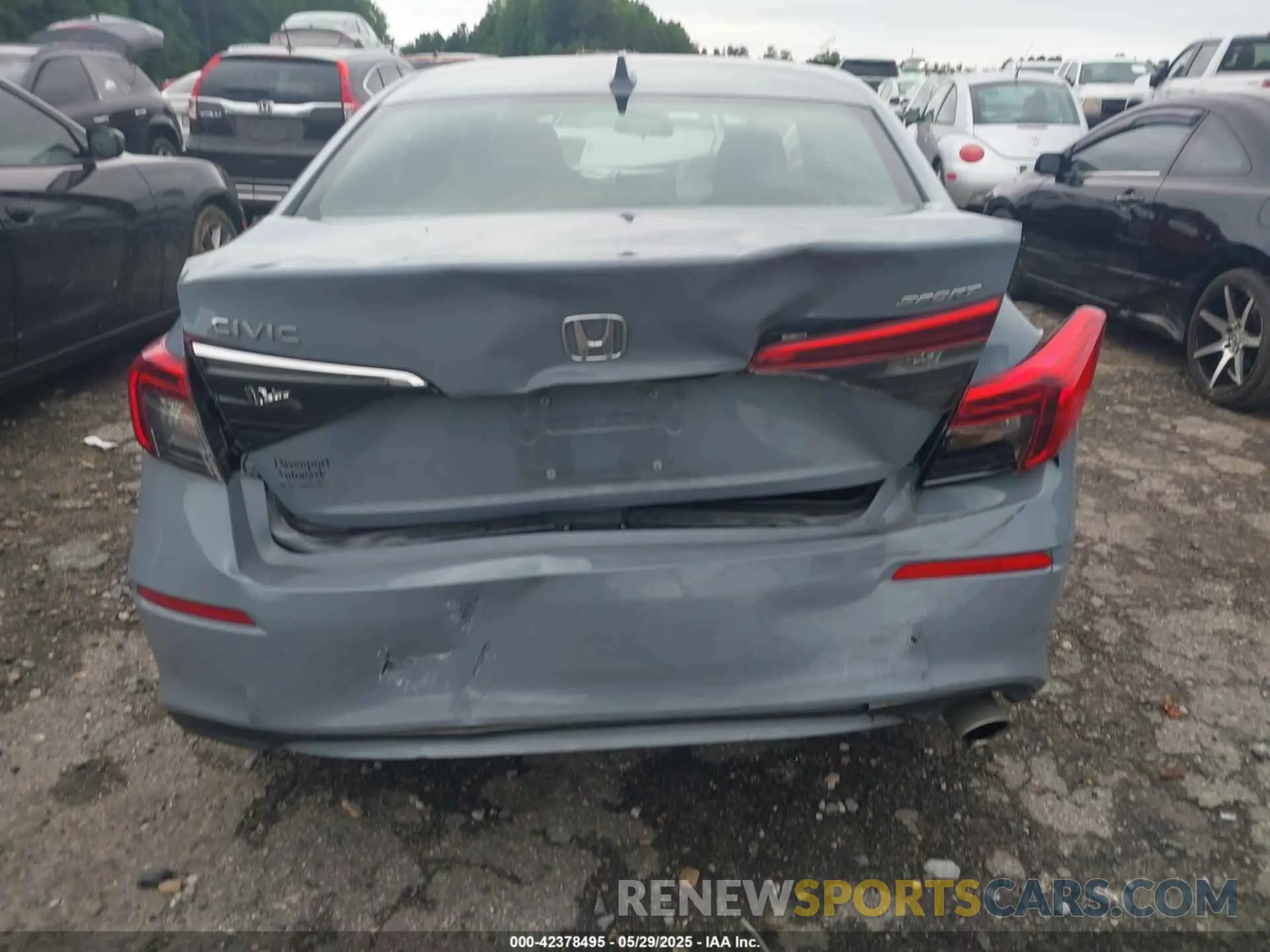 16 Photograph of a damaged car 2HGFE2F52NH606382 HONDA CIVIC 2022